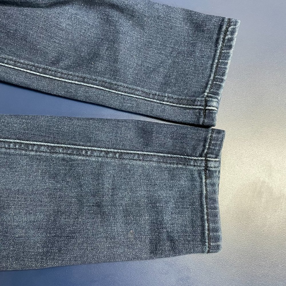 Indigo Blue Super Skinny Distressed Maternity Jeans - Picture 10 of 12